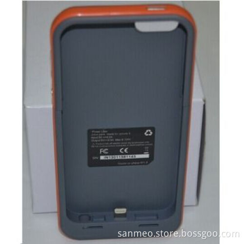 Ultra-thin Power Bank Case for iPhone 5 5S, with 2,200mAh with Four LED Lights, Li-polymer Battery